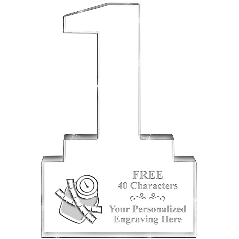 6" 1 YEAR OF SERVICE ACRYLIC