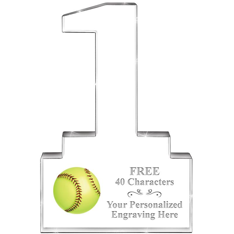 6" 1 YEAR OF SERVICE ACRYLIC