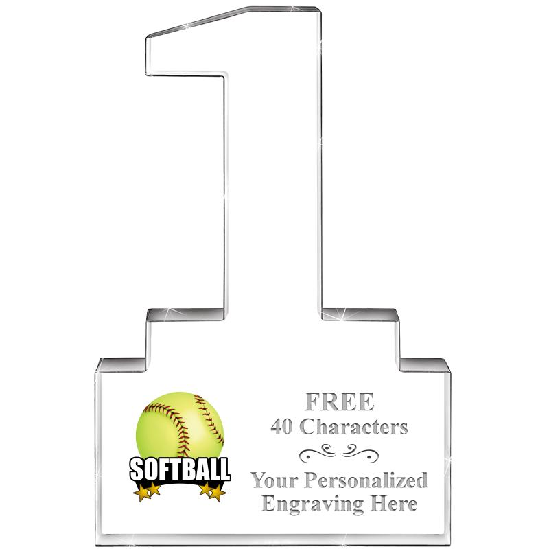 6" 1 YEAR OF SERVICE ACRYLIC