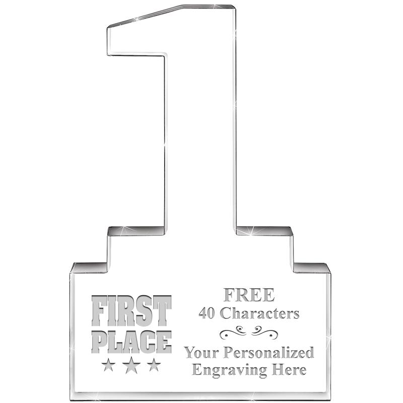 6" 1 YEAR OF SERVICE ACRYLIC