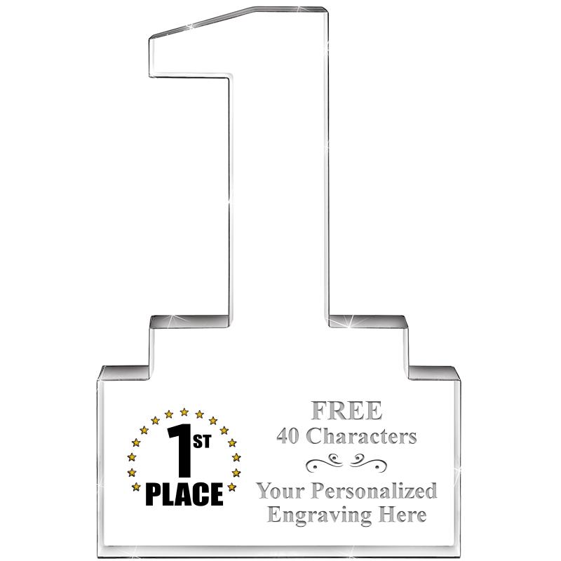 6" 1 YEAR OF SERVICE ACRYLIC