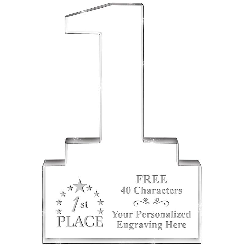 6" 1 YEAR OF SERVICE ACRYLIC