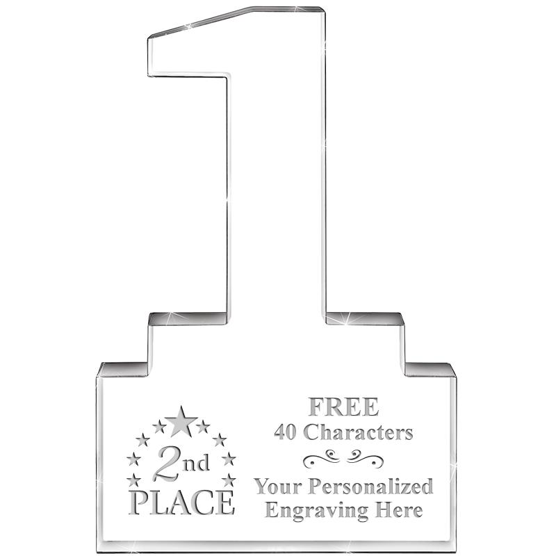 6" 1 YEAR OF SERVICE ACRYLIC