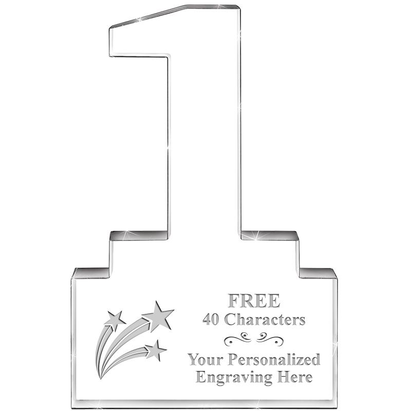 6" 1 YEAR OF SERVICE ACRYLIC