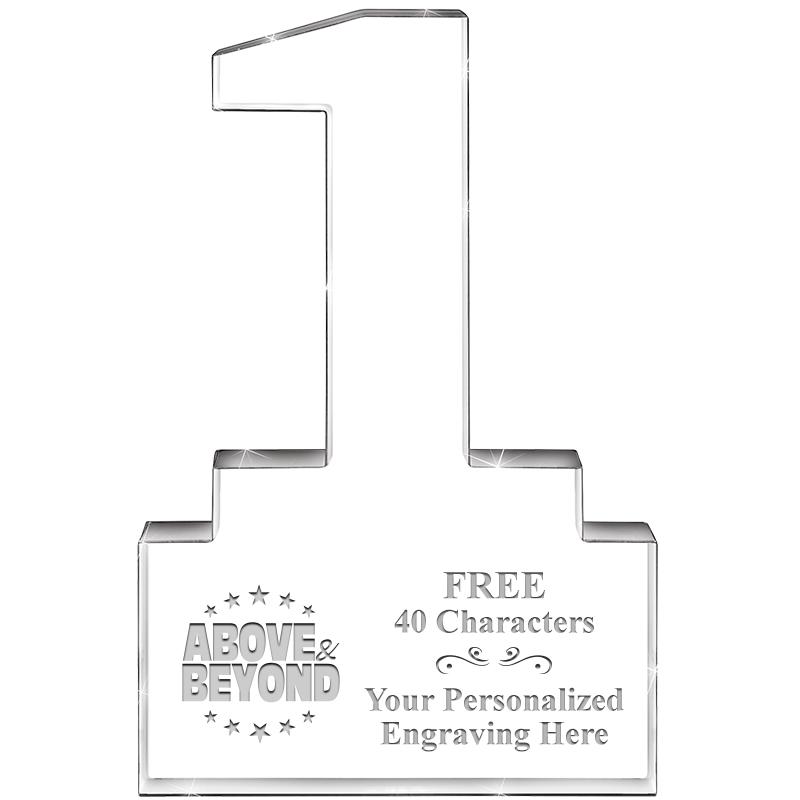 6" 1 YEAR OF SERVICE ACRYLIC