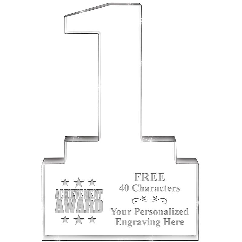 6" 1 YEAR OF SERVICE ACRYLIC