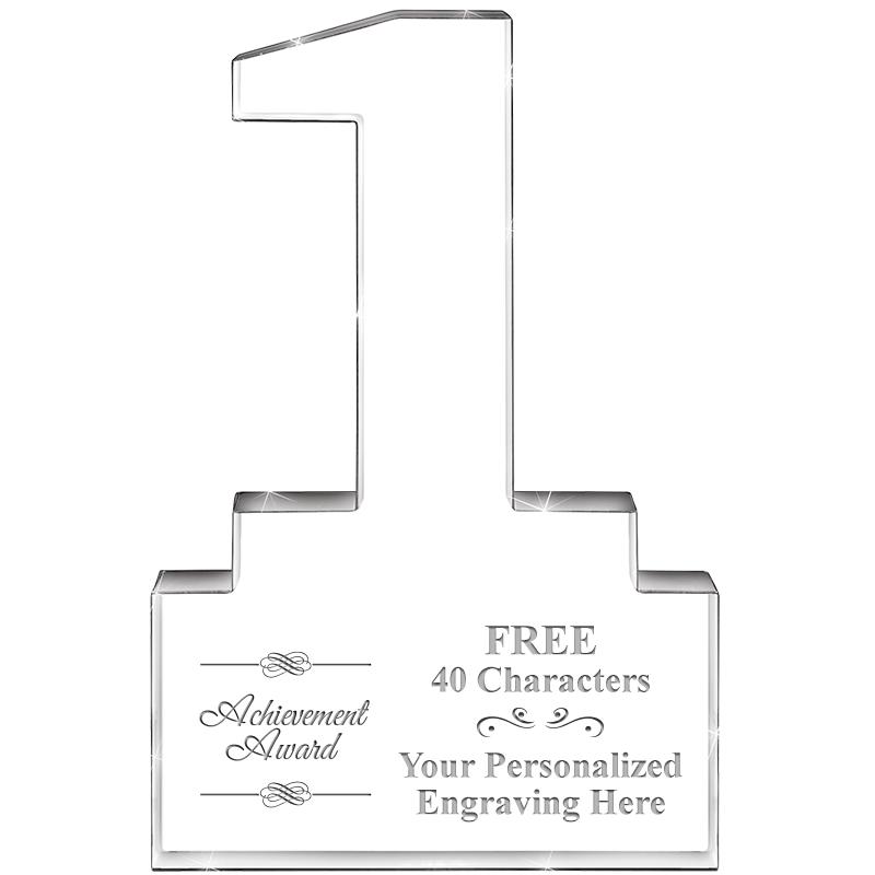 6" 1 YEAR OF SERVICE ACRYLIC