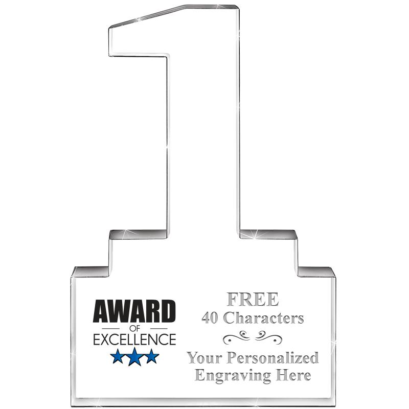 6" 1 YEAR OF SERVICE ACRYLIC