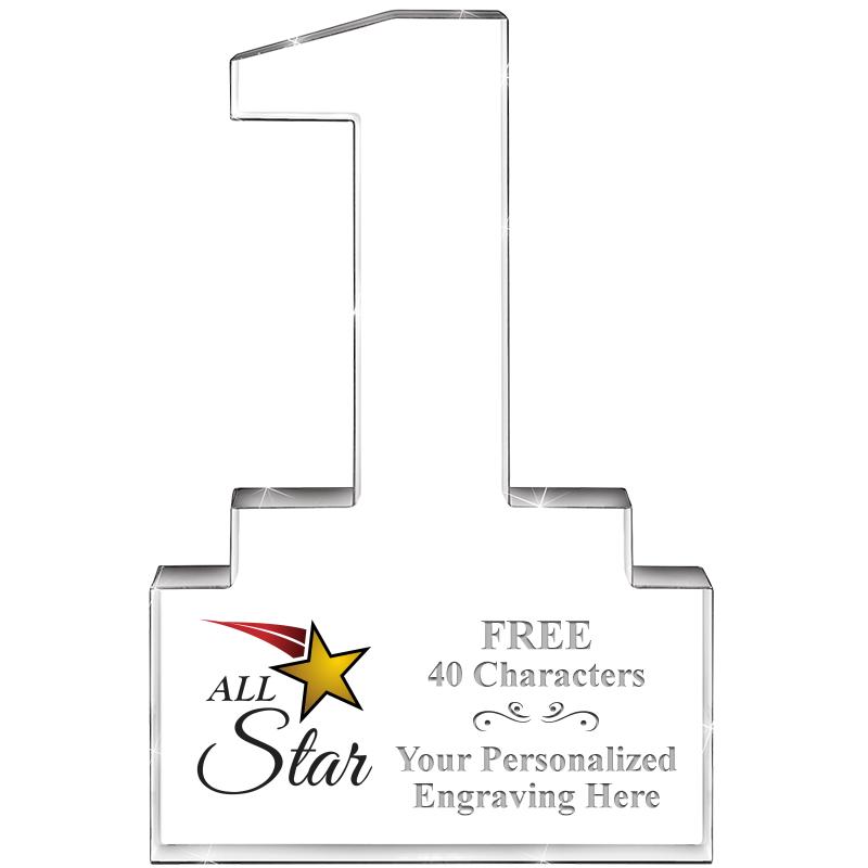 6" 1 YEAR OF SERVICE ACRYLIC