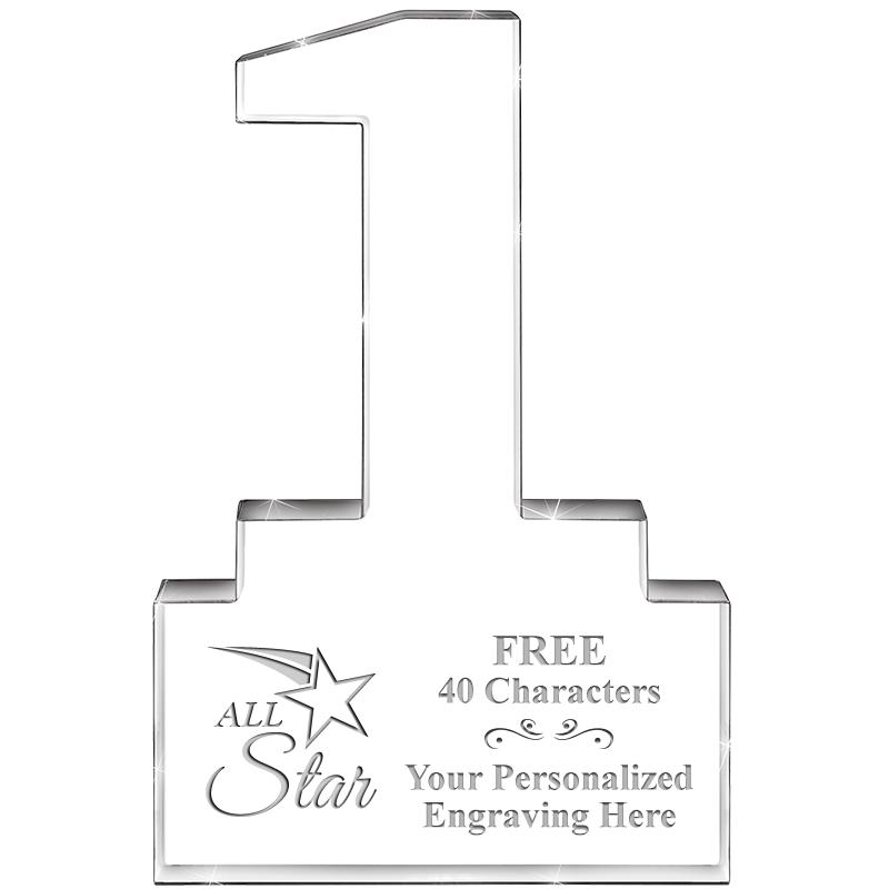 6" 1 YEAR OF SERVICE ACRYLIC