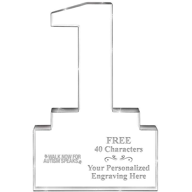 6" 1 YEAR OF SERVICE ACRYLIC