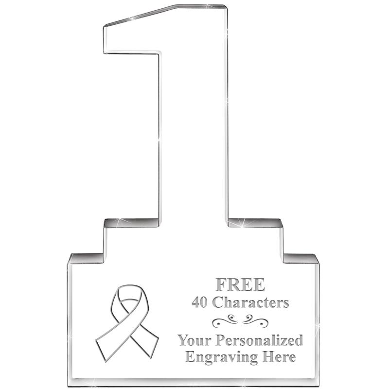 6" 1 YEAR OF SERVICE ACRYLIC