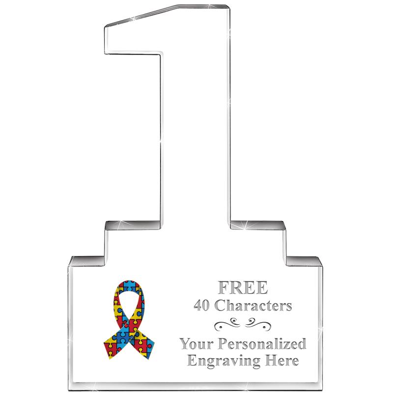 6" 1 YEAR OF SERVICE ACRYLIC