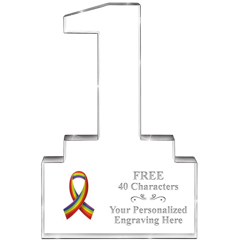 6" 1 YEAR OF SERVICE ACRYLIC