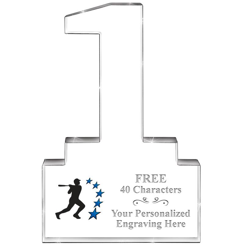 6" 1 YEAR OF SERVICE ACRYLIC