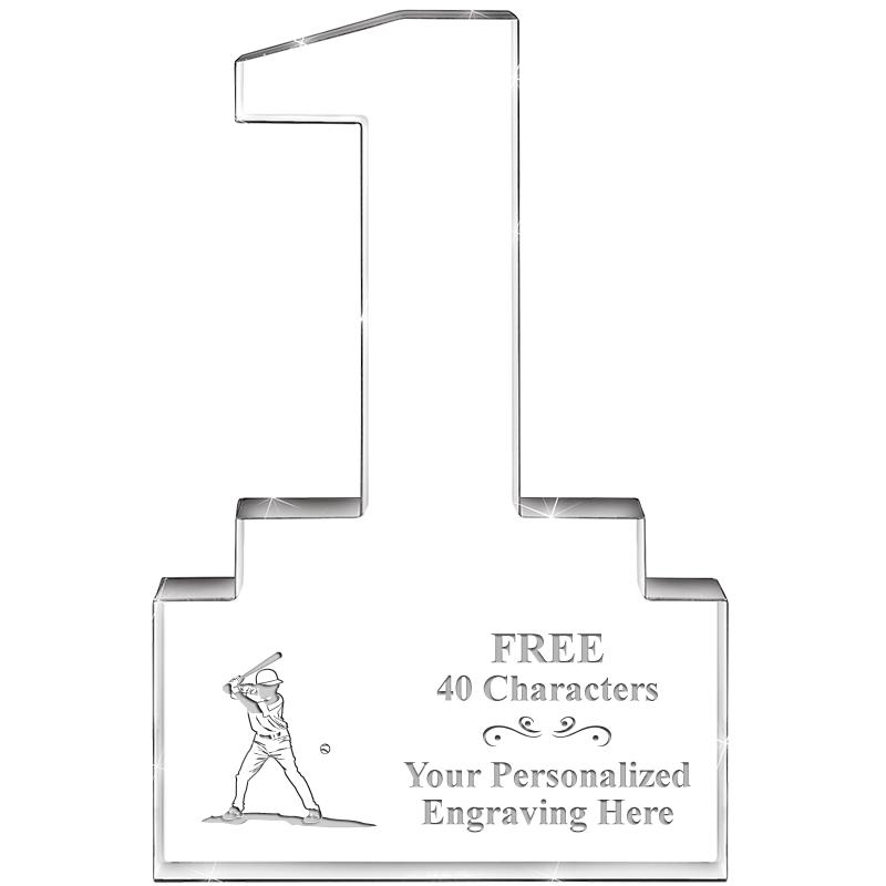 6" 1 YEAR OF SERVICE ACRYLIC