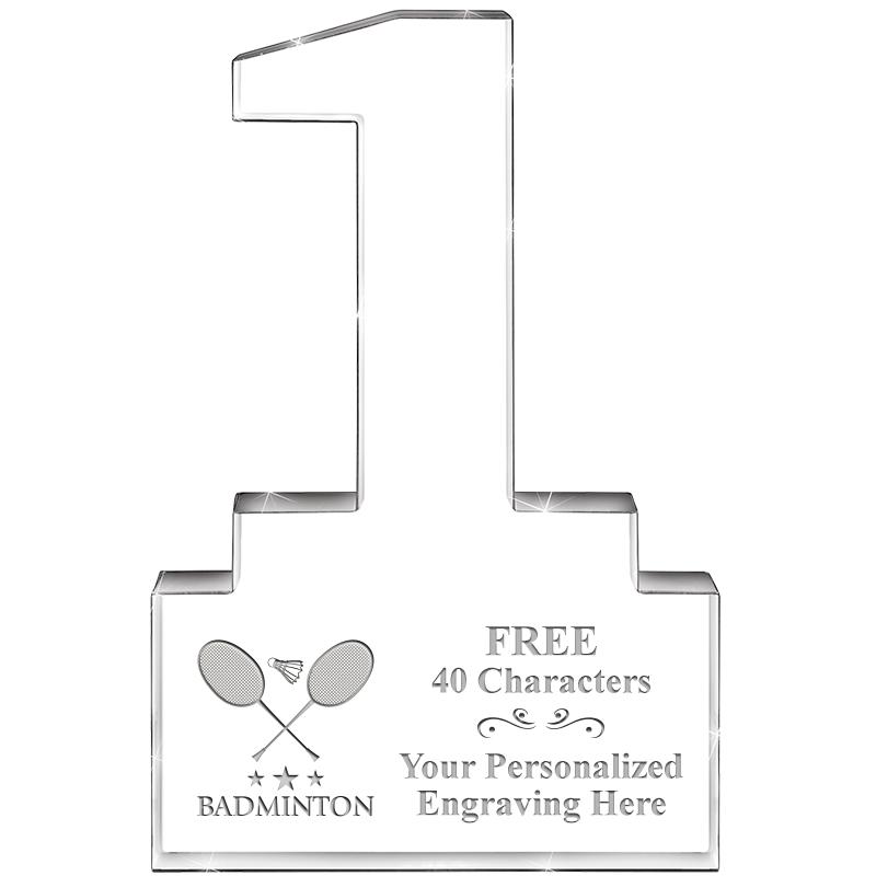 6" 1 YEAR OF SERVICE ACRYLIC