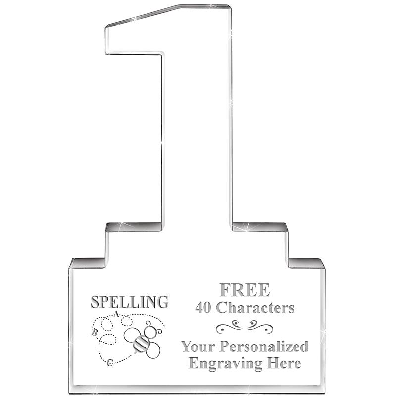 6" 1 YEAR OF SERVICE ACRYLIC