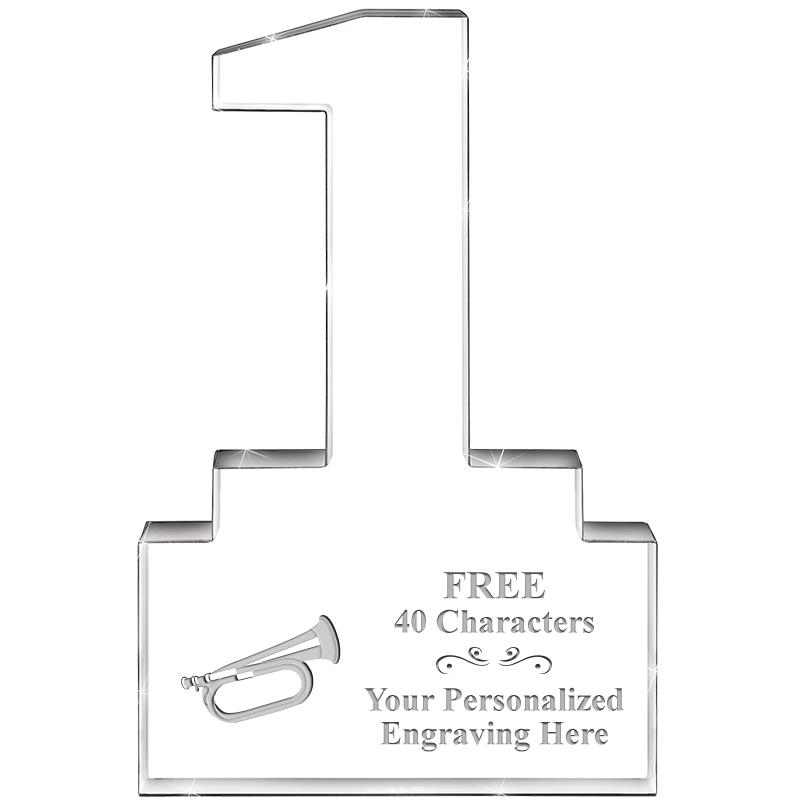 6" 1 YEAR OF SERVICE ACRYLIC