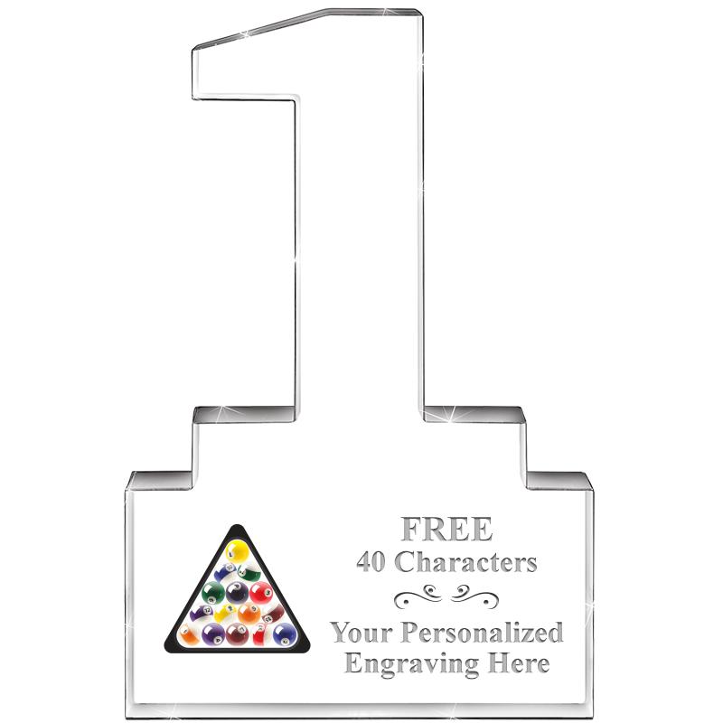 6" 1 YEAR OF SERVICE ACRYLIC