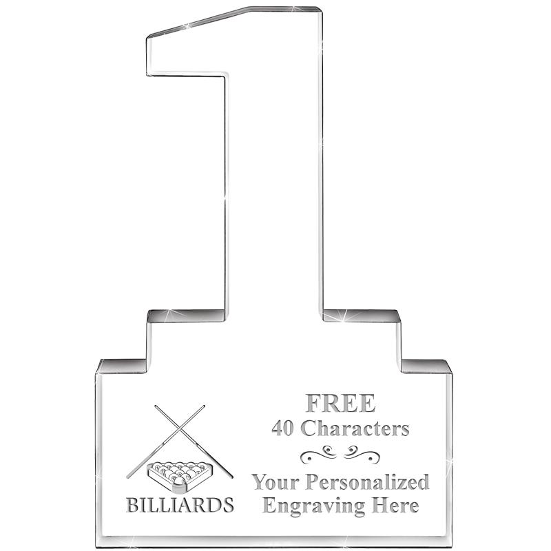 6" 1 YEAR OF SERVICE ACRYLIC