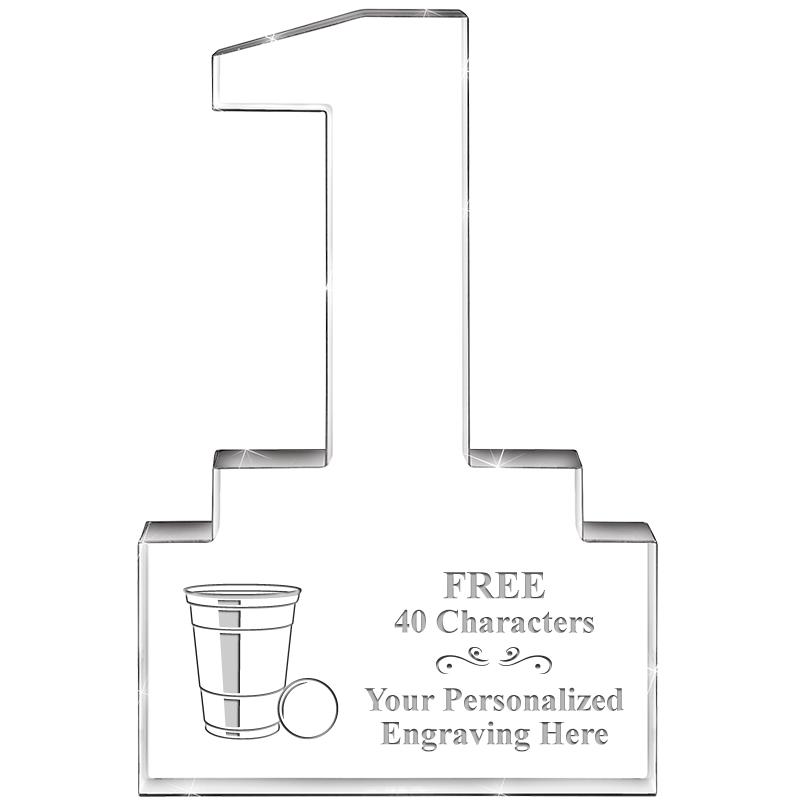 6" 1 YEAR OF SERVICE ACRYLIC