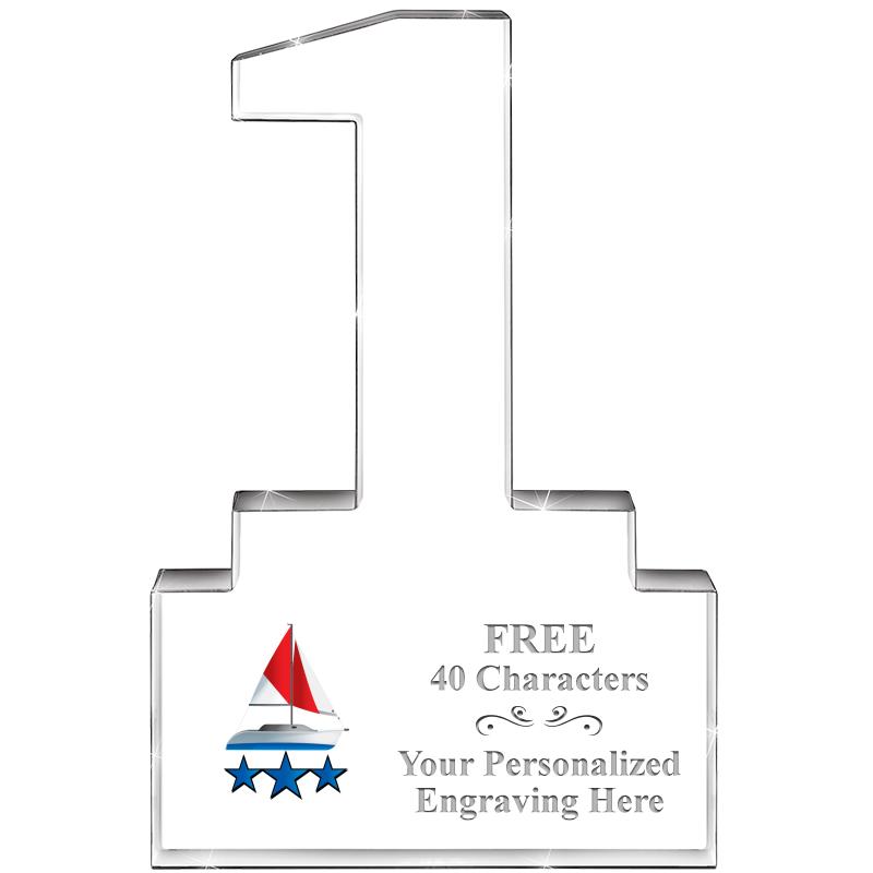 6" 1 YEAR OF SERVICE ACRYLIC