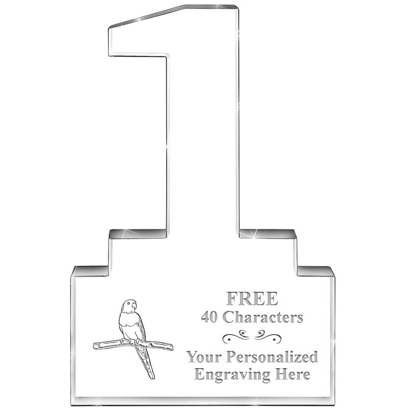 6" 1 YEAR OF SERVICE ACRYLIC