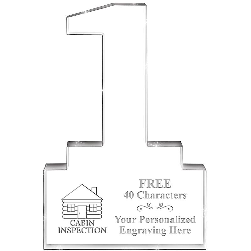 6" 1 YEAR OF SERVICE ACRYLIC