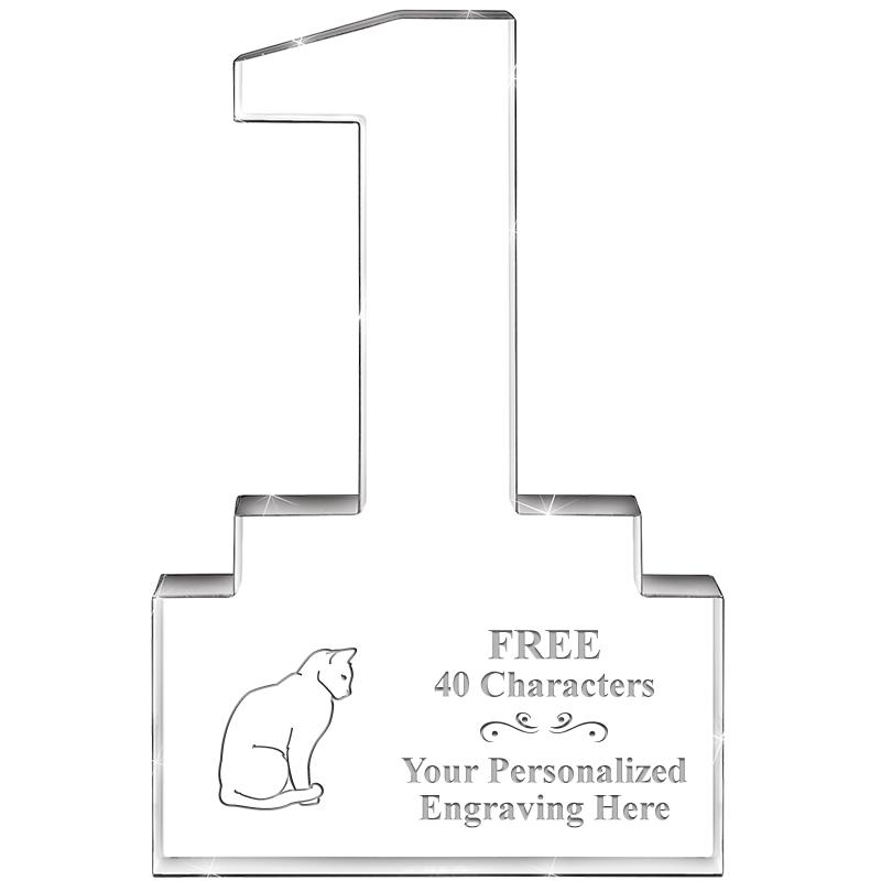 6" 1 YEAR OF SERVICE ACRYLIC