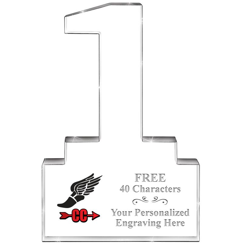 6" 1 YEAR OF SERVICE ACRYLIC