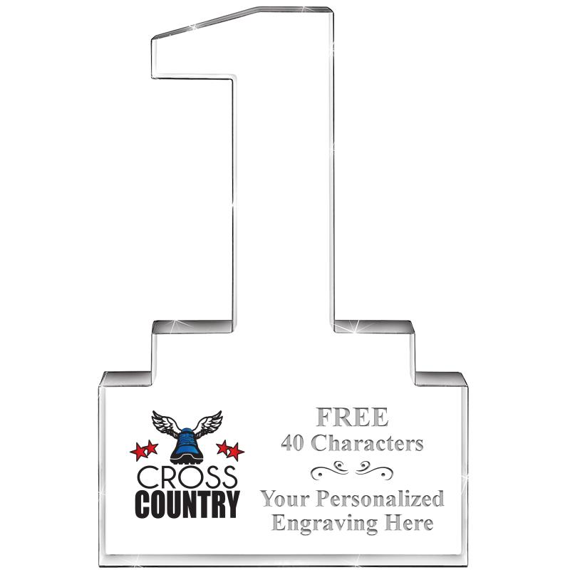 6" 1 YEAR OF SERVICE ACRYLIC