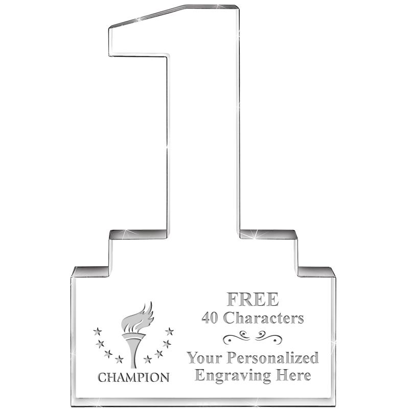 6" 1 YEAR OF SERVICE ACRYLIC