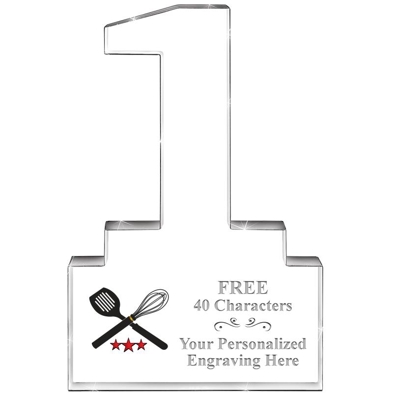 6" 1 YEAR OF SERVICE ACRYLIC