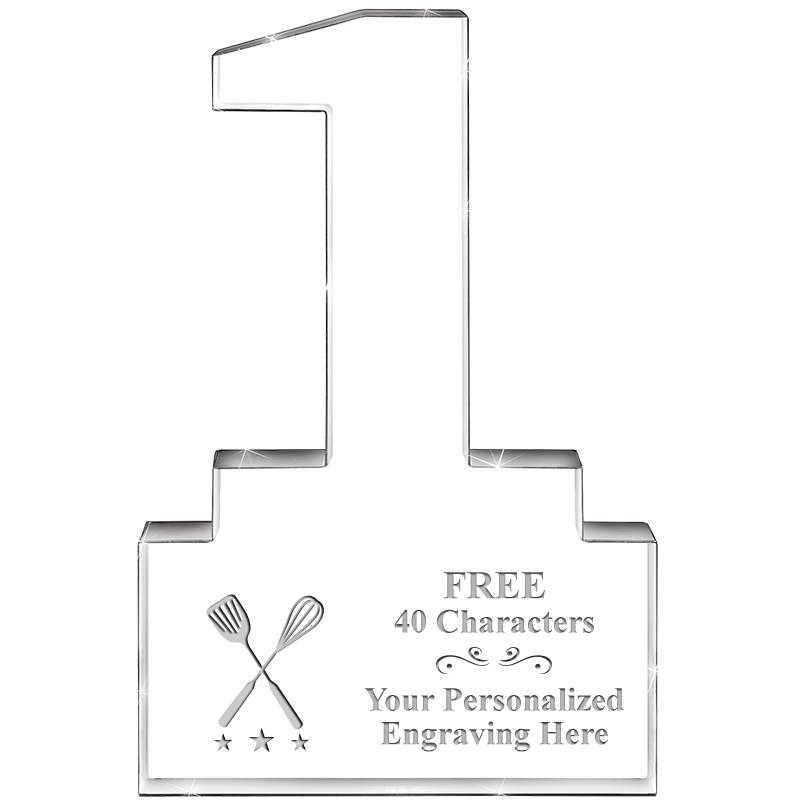 6" 1 YEAR OF SERVICE ACRYLIC