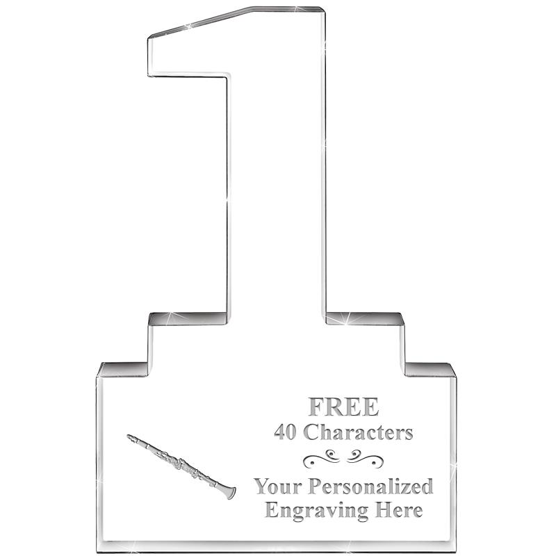 6" 1 YEAR OF SERVICE ACRYLIC