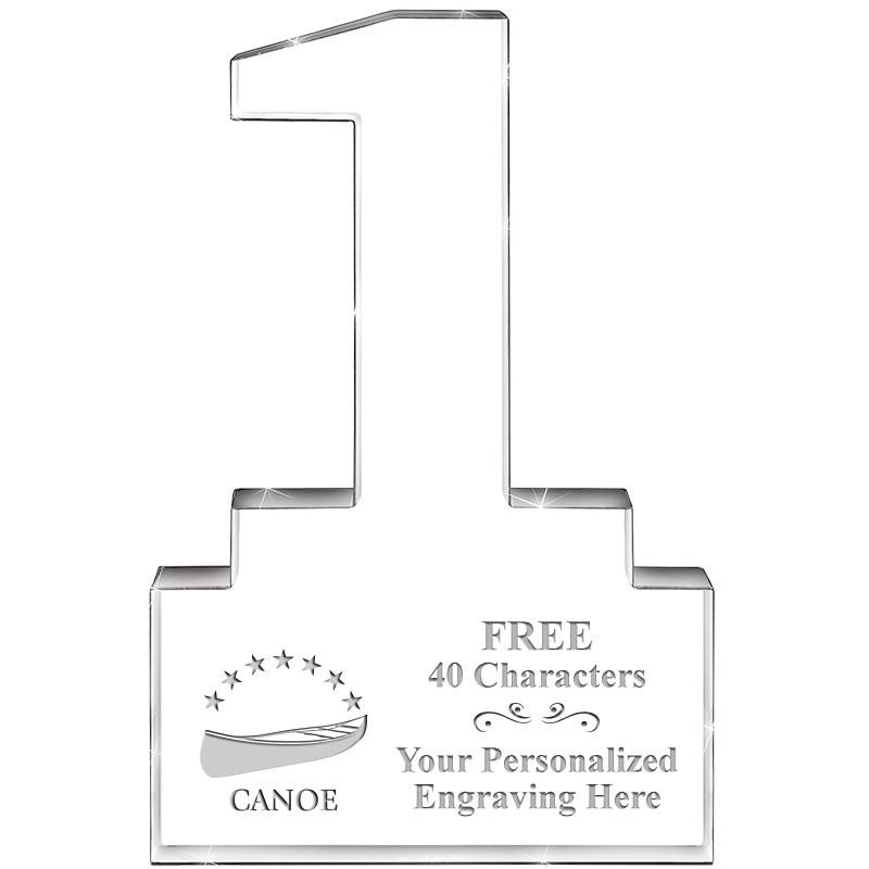 6" 1 YEAR OF SERVICE ACRYLIC
