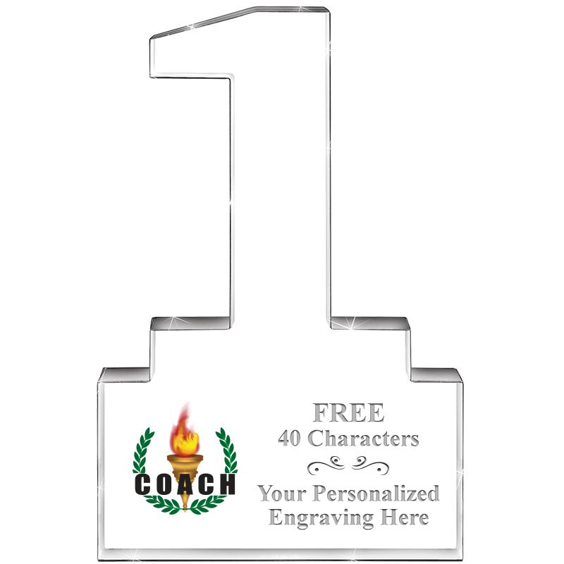 6" 1 YEAR OF SERVICE ACRYLIC