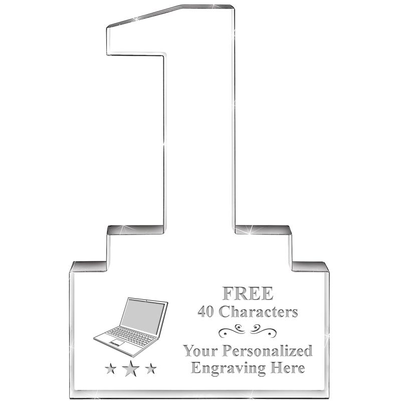 6" 1 YEAR OF SERVICE ACRYLIC