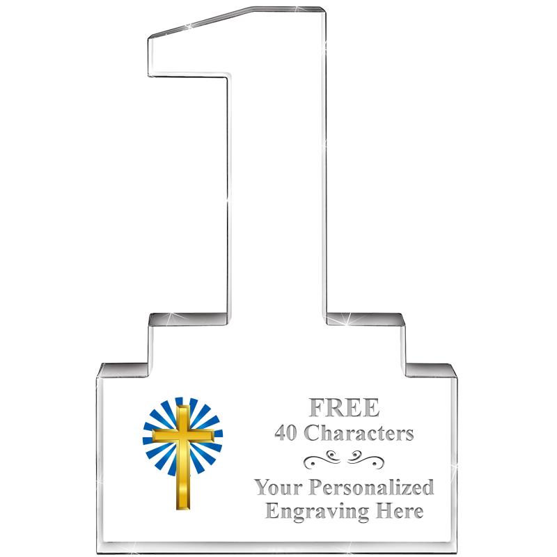 6" 1 YEAR OF SERVICE ACRYLIC