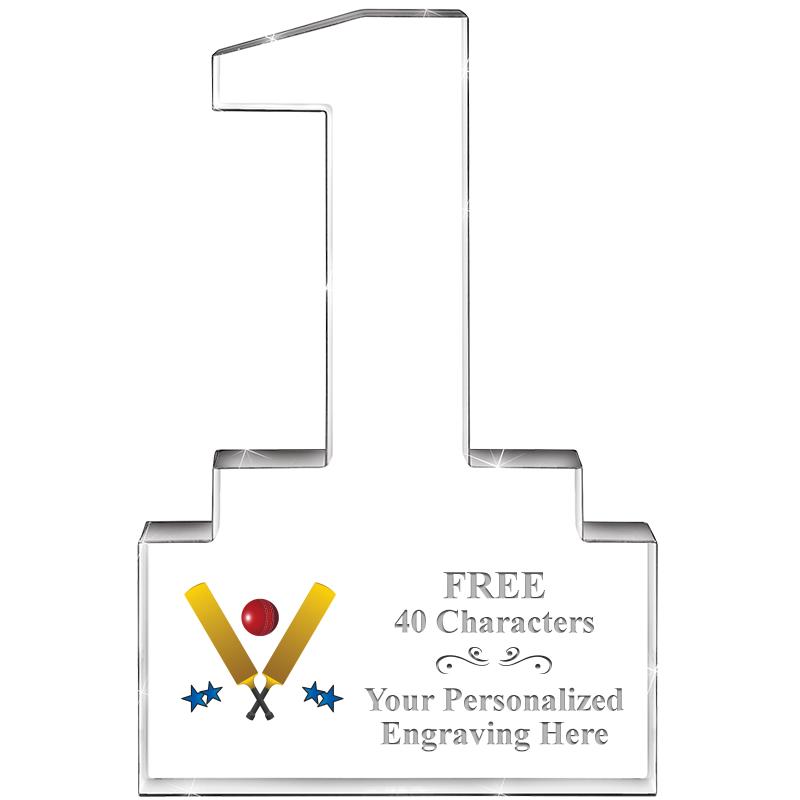 6" 1 YEAR OF SERVICE ACRYLIC