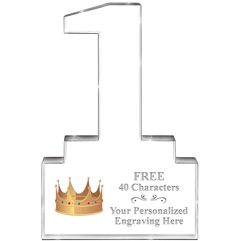 6" 1 YEAR OF SERVICE ACRYLIC