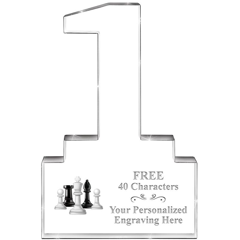 6" 1 YEAR OF SERVICE ACRYLIC