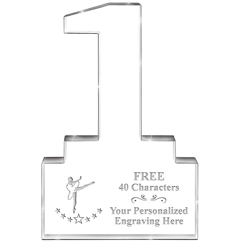 6" 1 YEAR OF SERVICE ACRYLIC