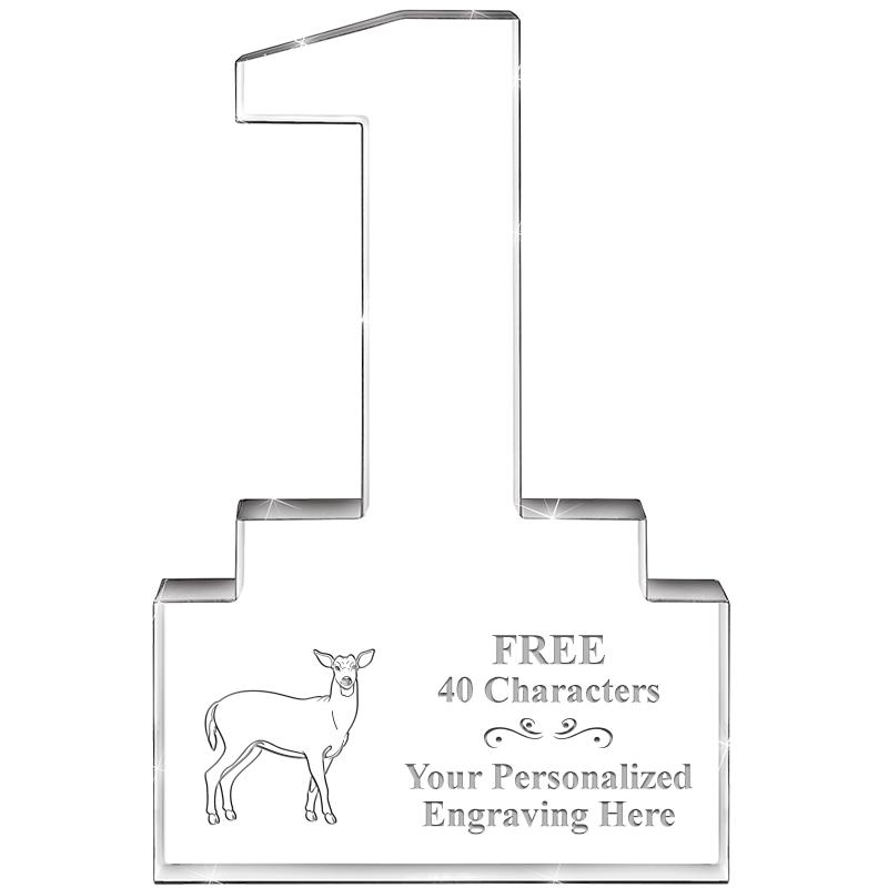 6" 1 YEAR OF SERVICE ACRYLIC