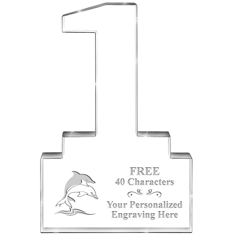 6" 1 YEAR OF SERVICE ACRYLIC