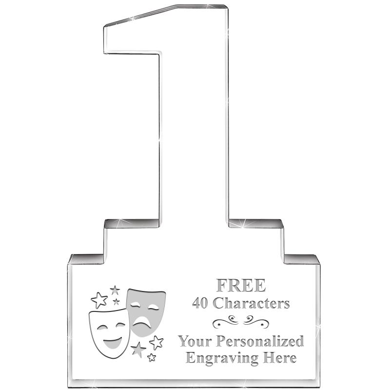 6" 1 YEAR OF SERVICE ACRYLIC