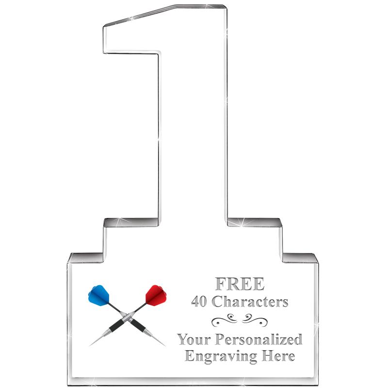 6" 1 YEAR OF SERVICE ACRYLIC