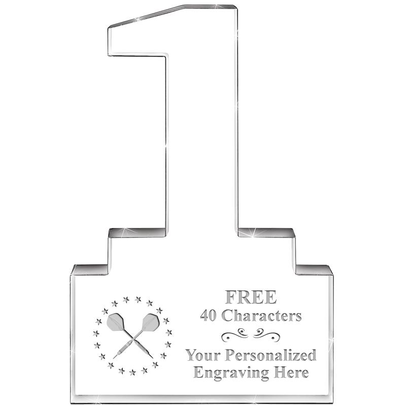 6" 1 YEAR OF SERVICE ACRYLIC