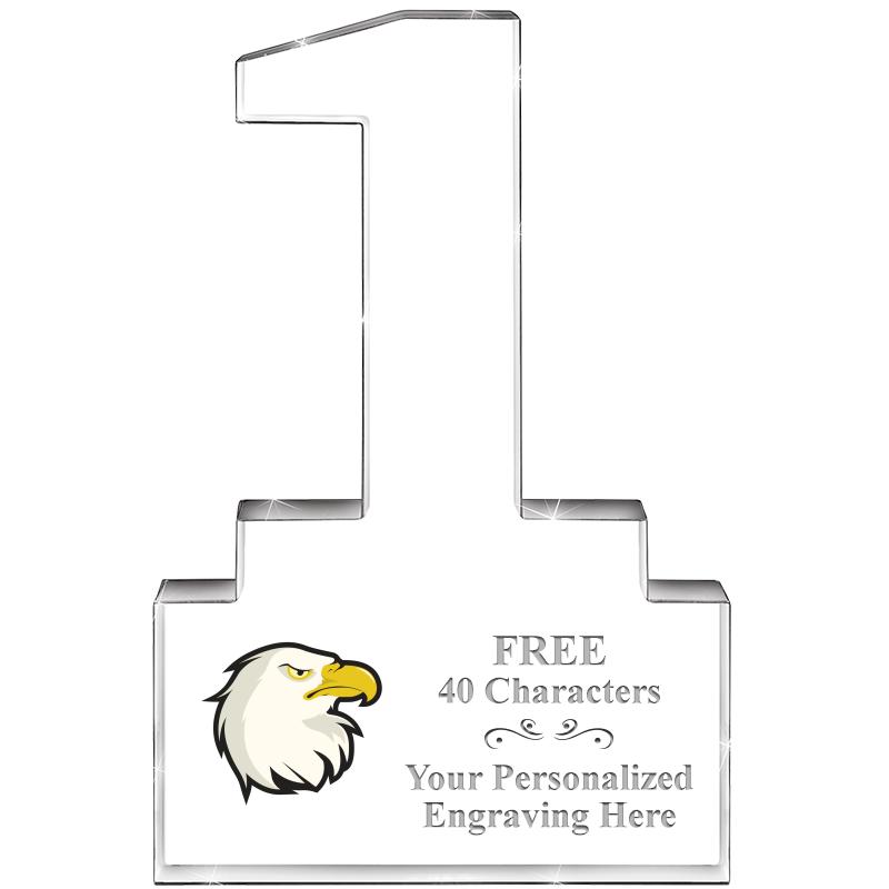 6" 1 YEAR OF SERVICE ACRYLIC